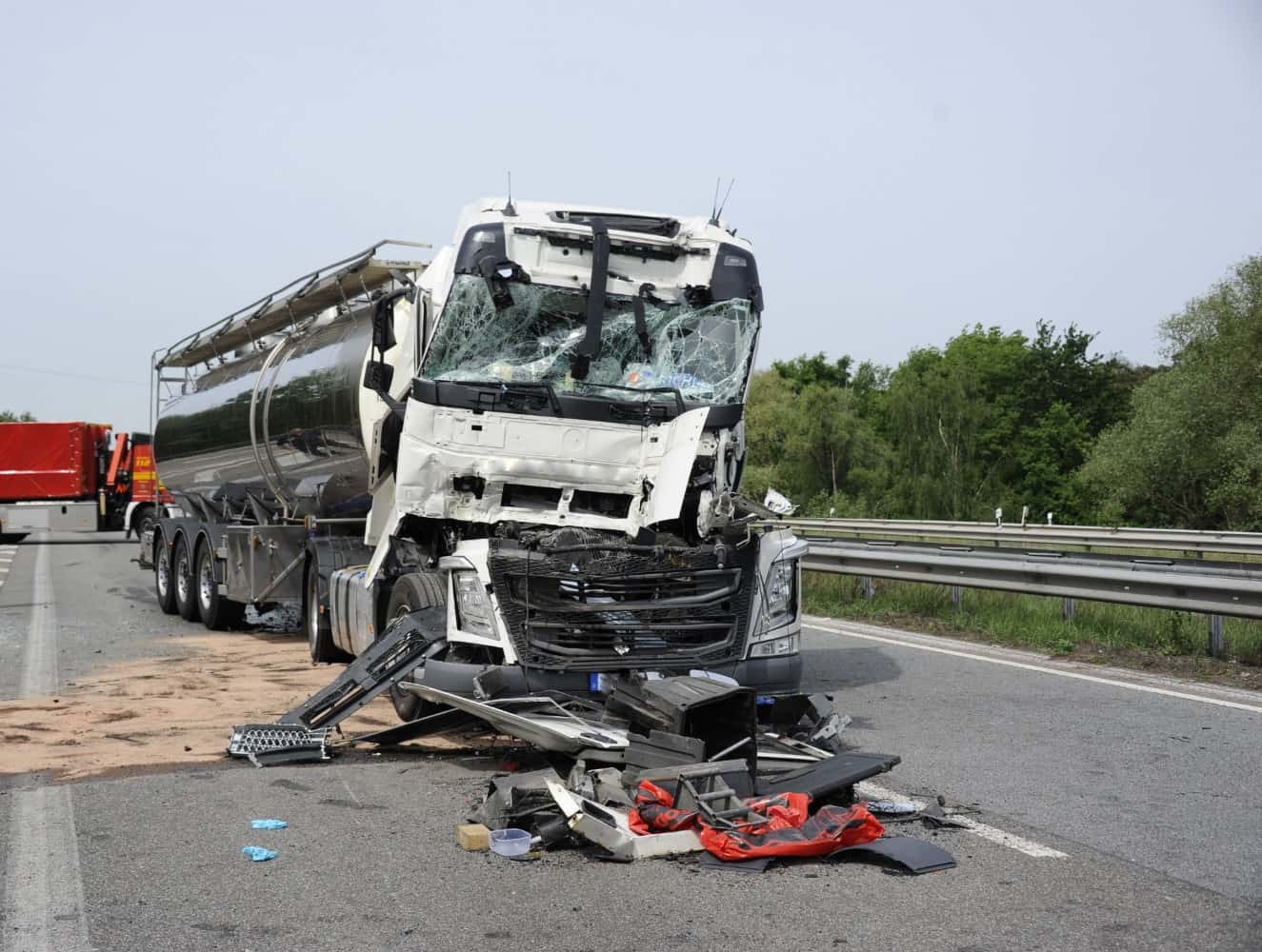 commercial truck collided with a car | Broomfield Trucking Accidents