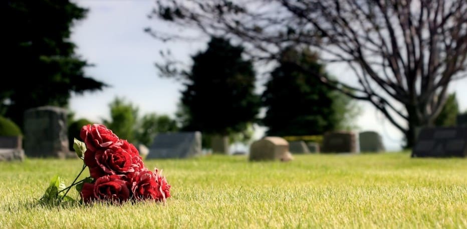 a close up photo of roses in cemetery grounds | frequently asked questions about wrongful death