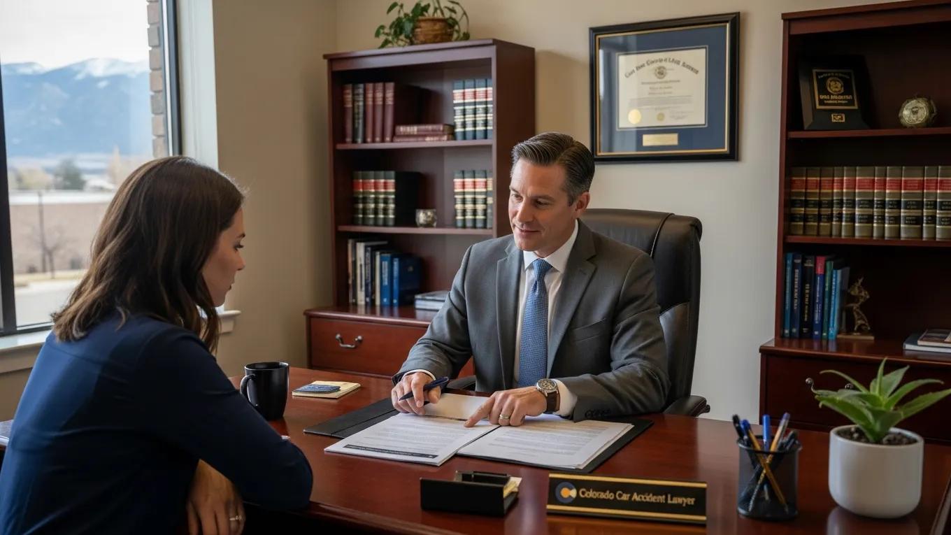 Attorney advising a client on Colorado filing deadlines
